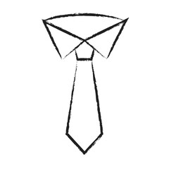 Hand drawn Necktie icon