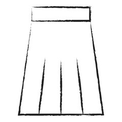 Hand drawn Skirt icon