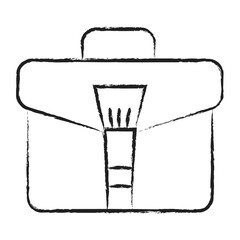 Hand drawn Briefcase icon
