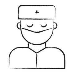 Hand drawn Dental Doctor icon