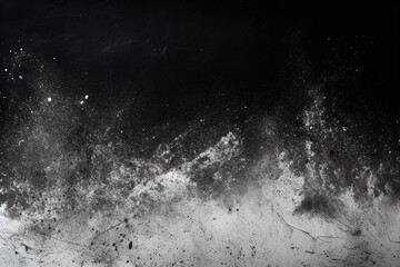 White dust and scratches on a black background