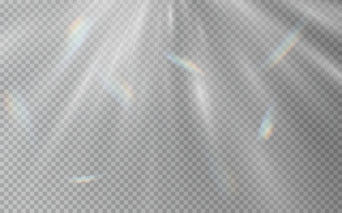 Vector rainbow crystal lights png. Light effect of a diamond explosion with glare. Rainbow flare, gently floating in the rays of light.
Rainbow bunnies display in the sunlight.