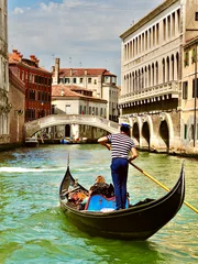Fotobehang Gondels Iconic Venezia