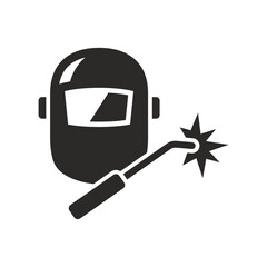 Welding icon. Vector icon isolated on white background.