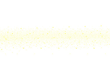 gold stary sparkles shiny dots powder frame border shape element PNG