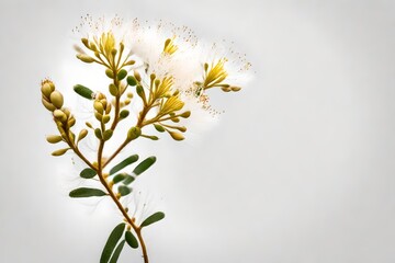 flower with white background