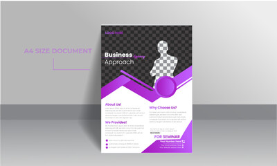 Business Flyer Template for  Business advertisement company.  Business flyer print design. Creative leaflet, and flyer design. Best for printing.   