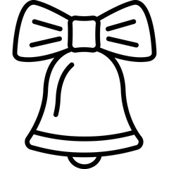 bell with bow
