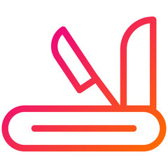 Swiss army knife Vector Icon Design Illustration