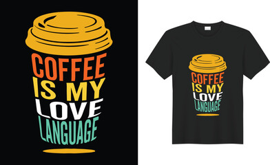Coffee Typography, calligraphy, lettering, Hand drawing, poster, funny print Vector t-shirt design. Vintage, Good, best, hot, smell, love quote SVG cut files. Drink, text, black, slogan, inspirational