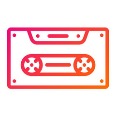 Cassette Vector Icon Design Illustration