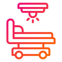 Operating Room Vector Icon Design Illustration