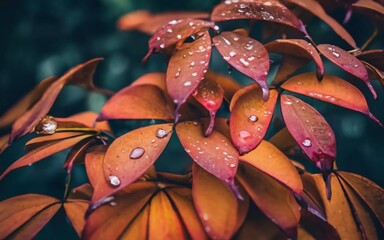 Rainy Day Radiance: Witness the Mesmerizing Magic of Autumn's Vivid Colors!