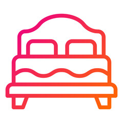 Bed Vector Icon Design Illustration