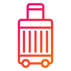 Luggage Vector Icon Design Illustration
