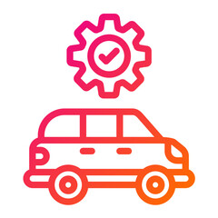 Car service Vector Icon Design Illustration
