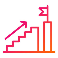 Career Path Vector Icon Design Illustration