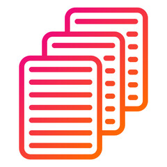 Paper Vector Icon Design Illustration