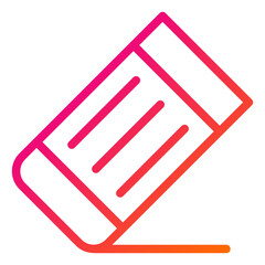Eraser Vector Icon Design Illustration