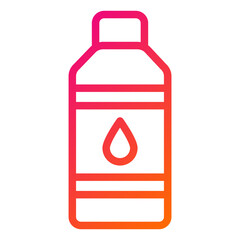 Water Bottle Vector Icon Design Illustration