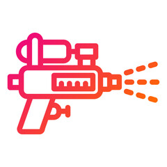 Water Gun Vector Icon Design Illustration