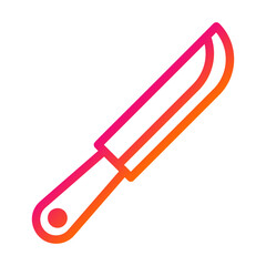 Knife Vector Icon Design Illustration