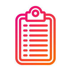 Clipboard Vector Icon Design Illustration