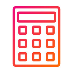 Calculator Vector Icon Design Illustration