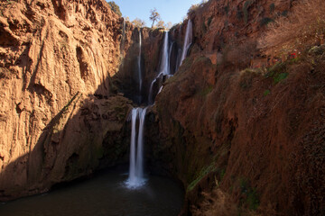 Fototapeta na wymiar ouzoud waterfalls from marrakech