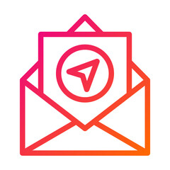 Send Mail Vector Icon Design Illustration