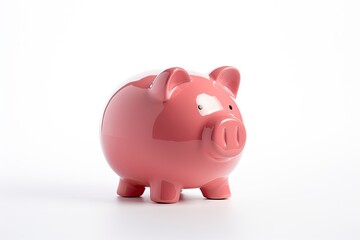 Obraz premium piggy bank on white background.