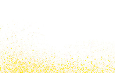 gold stary sparkles shiny dots powder frame border shape element PNG - obrazy, fototapety, plakaty