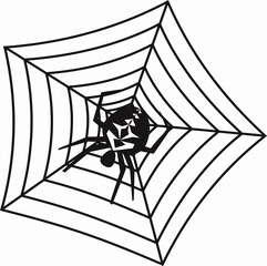 spider and web telaraña y araña