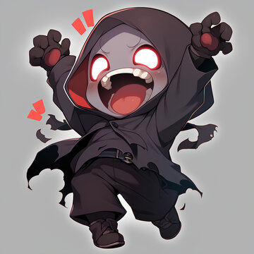 excited grim reaper