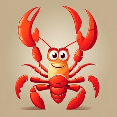 Lobster illustration Ai Generative