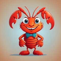 Lobster illustration Ai Generative
