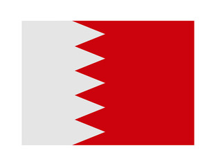 flag of bahrain on transparent background