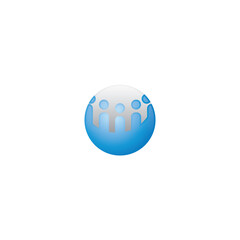 Eye world glob people communication community business, logo, design, brand identity, flat logo, company, editable, vector