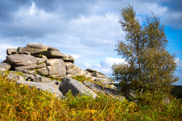 Rock formation near owler tor