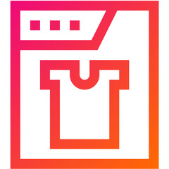 Cleaning service website Vector Icon Design Illustration