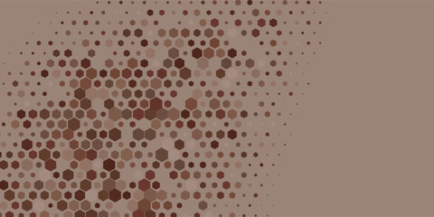 Geometric Multi size Hexagon with multi Color Background