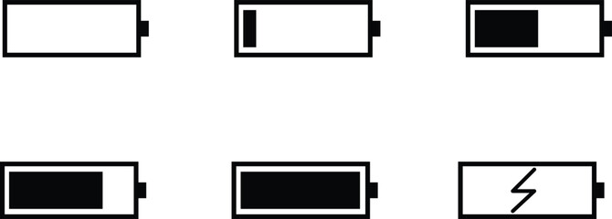 Battery power icon sheet percentage
