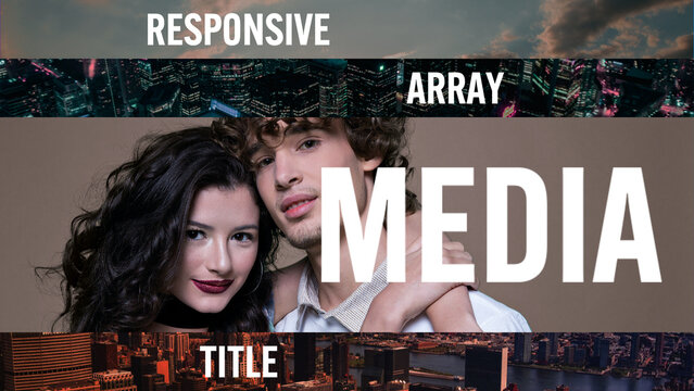 Responsive Array Media Title