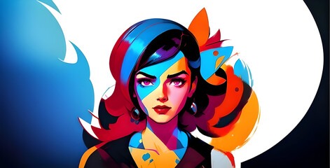 Fondo, Chica Gamer, Colores 9