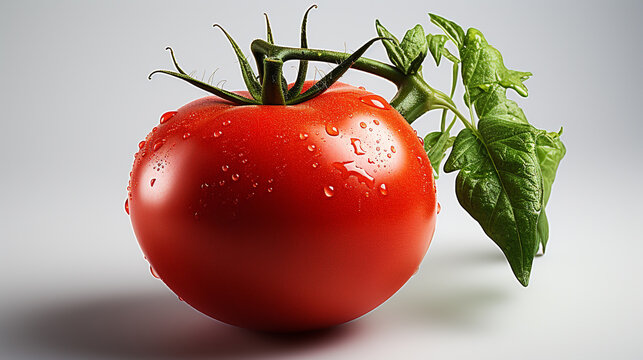 A vine ripened tomato UHD wallpaper Stock Photographic Image