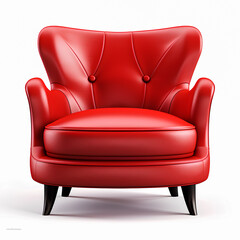 Modern Armchair isolated on white background