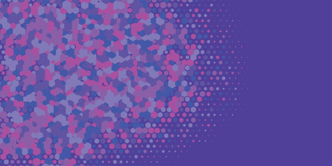 Fototapeta na wymiar Geometric Multi size Hexagon with multi Color Background