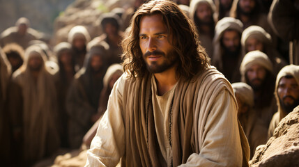 picture of a man who could represent Jesus 