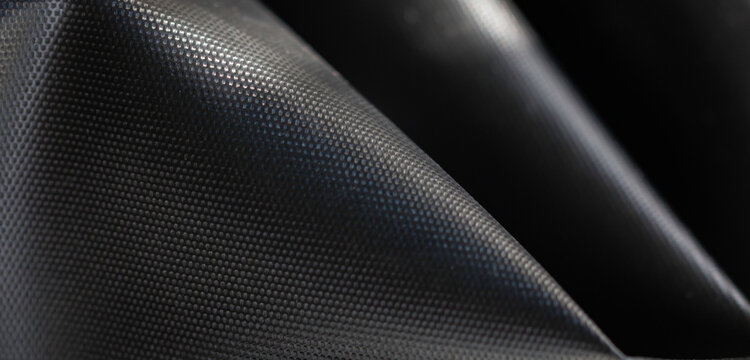 Close-up shot of rubber EPDM membrane