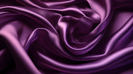 Abstract purple satin background. 3d render, for product presentation, product display, banner background